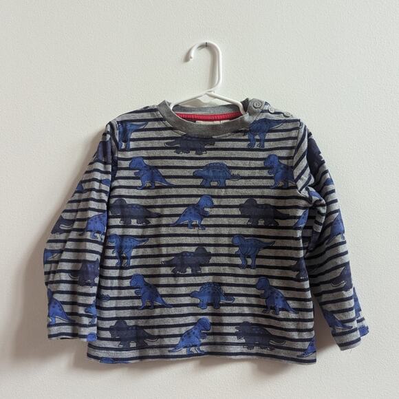 Jojo Maman Bebe Long Sleeve Boys Sz 4-5y Dinosaur - Picture 1 of 4